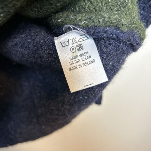 Kerry Traditions Woollen Mills Killarney Ireland Sweater S Colorblock Wool Silk - Picture 7 of 13